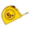 Vector Cartoon Measuring Tape. Building Tool Tape-Line