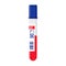 Vector cartoon negative test tube with blood testing for HIV