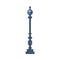 Vector Cartoon Pixelart City lamppost Isolated Illustration