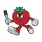Vector cartoon tomato character