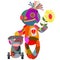 Vector cartoon voodoo doll. Halloween. Excellent for the design of postcards, posters,