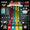Vector Casino infographic set