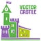 Vector castle.