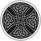 Vector celtic cross traditional ornament