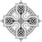 Vector celtic cross traditional ornament