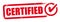 Vector certified stamp