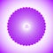 Vector chakra Sahasrara symbol illustration