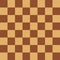 Vector Chess Background. Checkered Brown Ornament