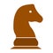 Vector Chess game horse illustration - chess game, strategy.