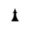 vector chess piece set for logo design,bishop icon illustration