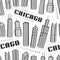 Vector Chicago Seamless Pattern