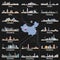 Vector China map with largest chinese city skylines