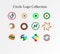 Vector of Circle Logo Collection Full