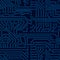 Vector circuit board seamless pattern