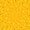 Vector circular yellow sesame cookie pattern