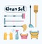 Vector cleaning set