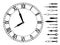 vector clock and set of hands