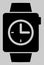 Vector Clock Watches Icon Illustration