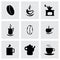 Vector coffe icons set