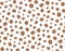 Vector coffee seamless pattern with brown random beans