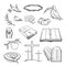 Vector collection of Christianity symbols