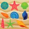 Vector Collection of Colorful Shells