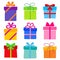 Vector collection: gift boxes