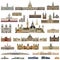 Vector collection high detailed city halls, parliament houses and administrative buildings