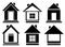 Vector collection house icons