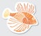 Vector color fish for your design.