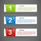 Vector color paper option labels