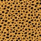 Vector color seamless pattern of cheetah skin print.