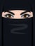 Vector colored illustration of an Arab woman in hijab.