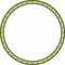 Vector colored round Byzantine border, frame. Circle Greek pattern, Drawing of the Eastern Roman Empire.