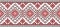 Vector colored seamless Ukrainian national ornament, embroidery. Endless ethnic floral border, Slavic peoples frame