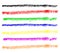 vector colorful horizontal line crayon for element design