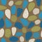 Vector colorful rock shape seamless pattern in brown