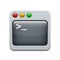 Vector command line icon