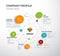 Vector Company infographic overview design template