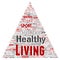 Vector conceptual healthy living positive nutrition