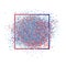 Vector confetti splash dots isolated burst colors