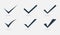 Vector confirm icons set