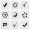 Vector confirm icons set