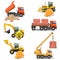 Vector Construction Machines Set 4