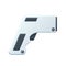 Vector contactless thermometer gun 3d icon a