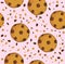 Vector Cookie Background