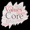 Vector core values integrity ethics paint brush