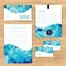 Vector corporate identity, wave pattern. Abstract backdrop.Geometric banner design template. Brand, visualization, corporate