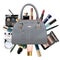 Vector Cosmetics with Grey Female Handbag