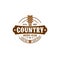 Vector Country Music Club Typography Logo Design Inspiration